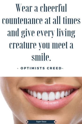 Optimist Creed - Smile