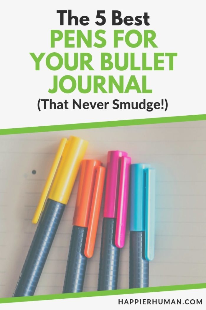 pens bullet journal | best bullet journal pens | bullet journal supplies