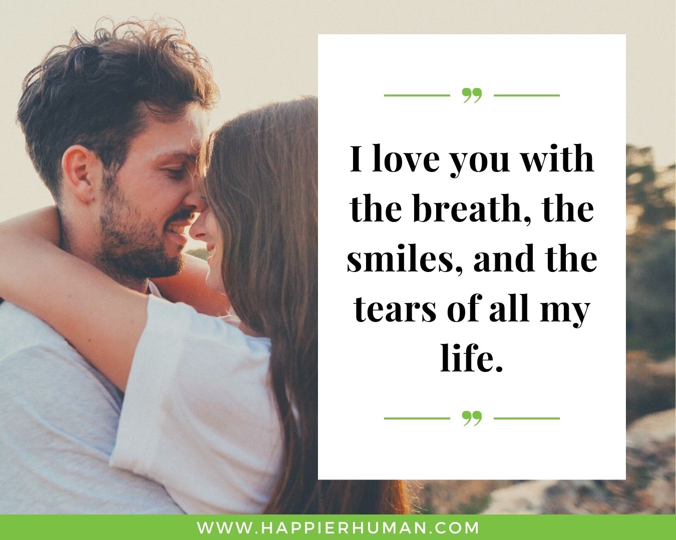 135 Romantic Deep Love Quotes for Her [2024 Update] - Happier Human