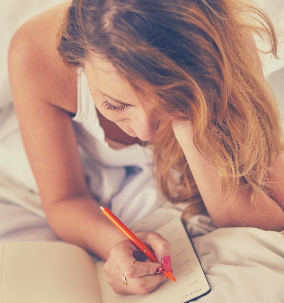 Journaling is a good way to channel your emotions into words. | journaling