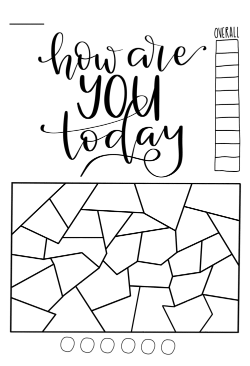 Mood Tracker Cute Printable