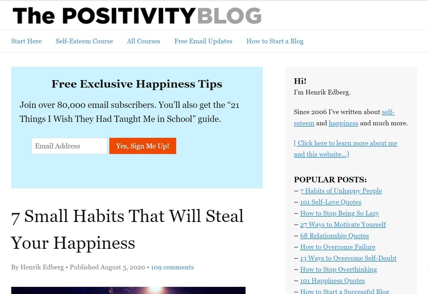 self discovery blog | personal development articles | popular personal blogs