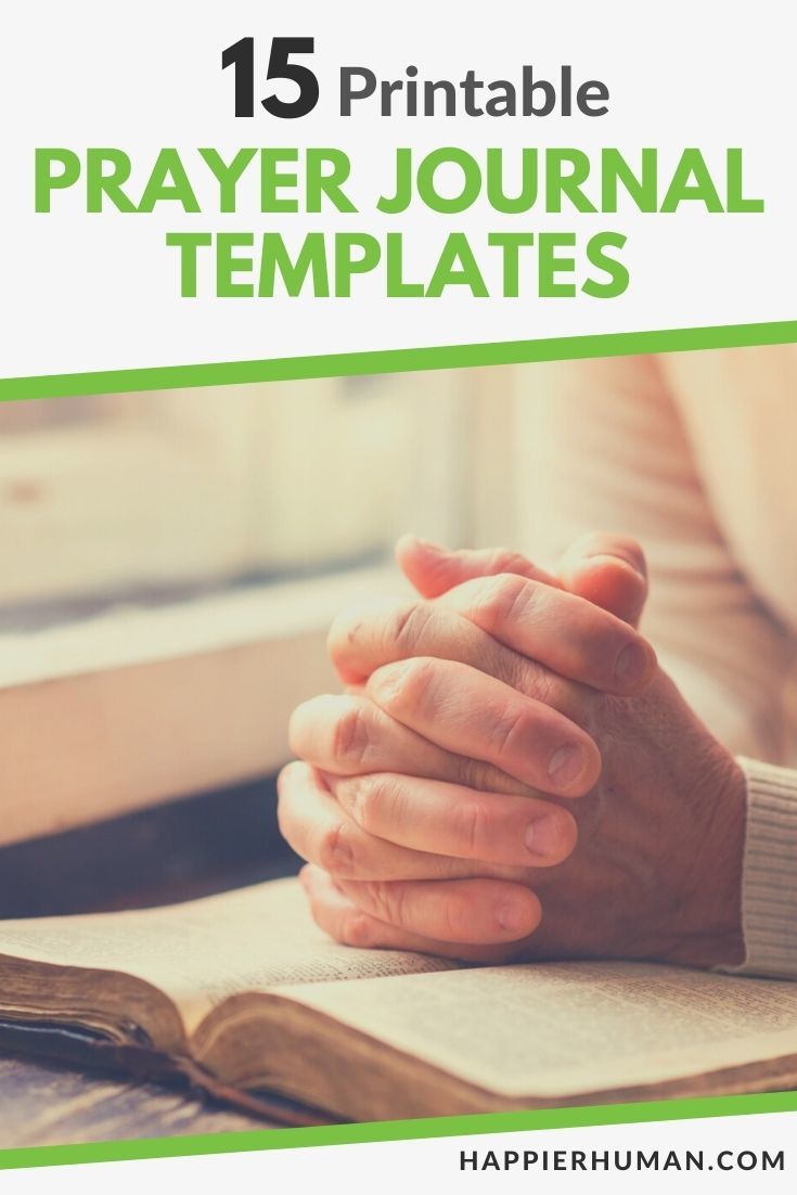 15 Best Printable Prayer Journal Templates for 2023 (2023)