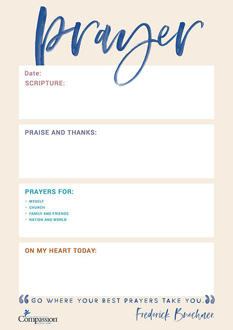 15 Printable Prayer Journal Templates for 2021 - Happier Human