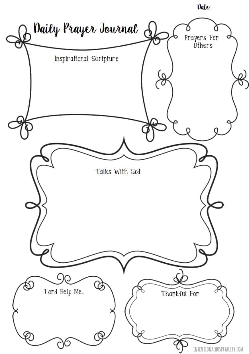 15 Printable Prayer Journal Templates for 2021 Happier Human