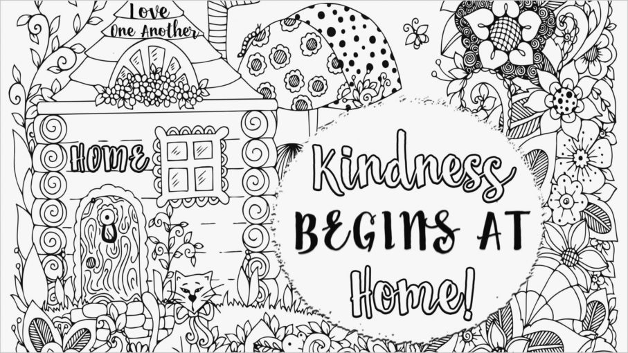 35 Printable Kindness Coloring Pages for Children or Students - Happier