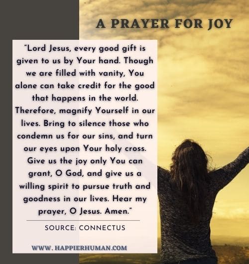 A Prayer for Joy | prayers for happiness and success | prayer for happiness and contentment