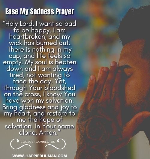 Ease My Sadness Prayer | prayers for happiness and peace | prayer for happiness and wealth