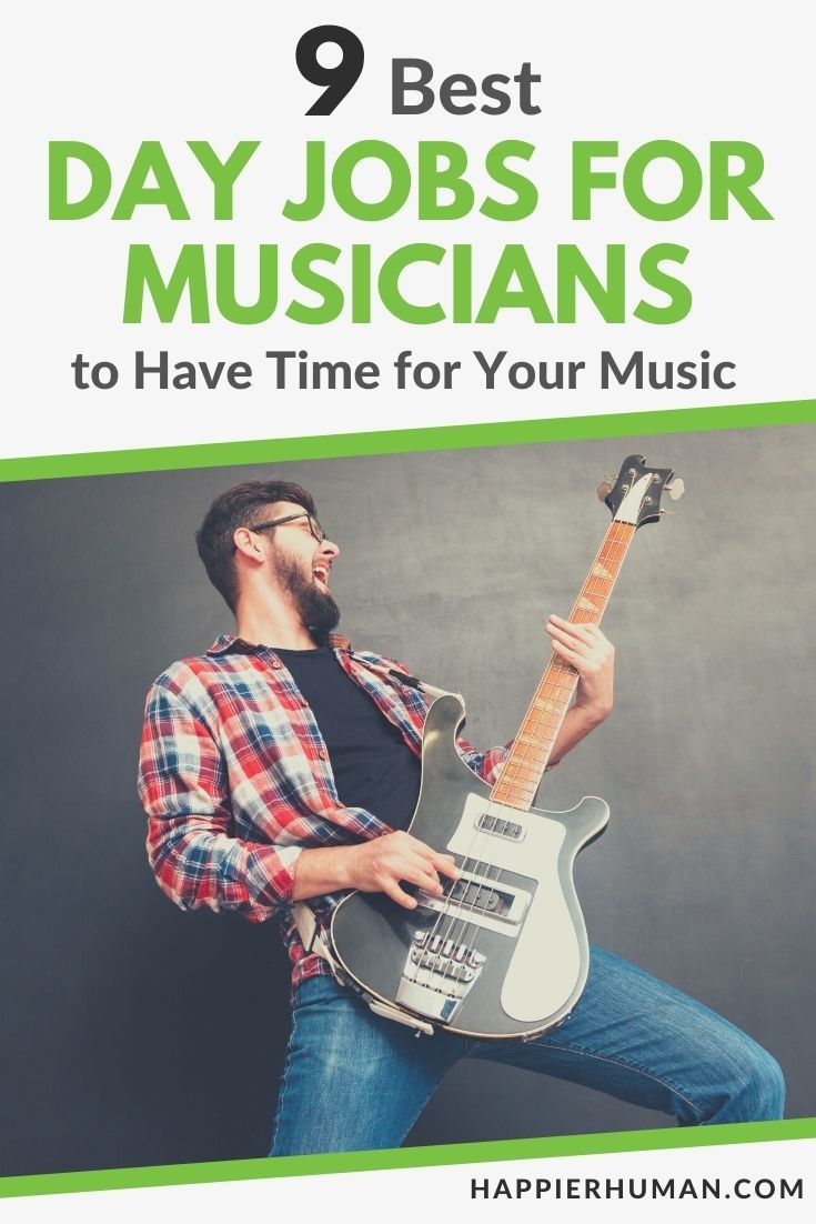 good jobs for touring musicians | day jobs for music producers | part time jobs for music lovers