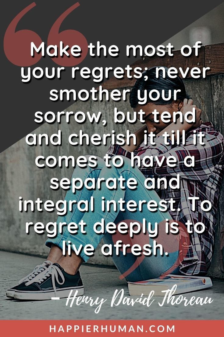 Relationship Mistakes and Regrets