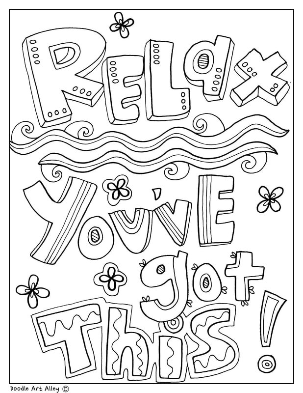 Mindfulness Coloring Pages For Students Free - meditacaonavidareal