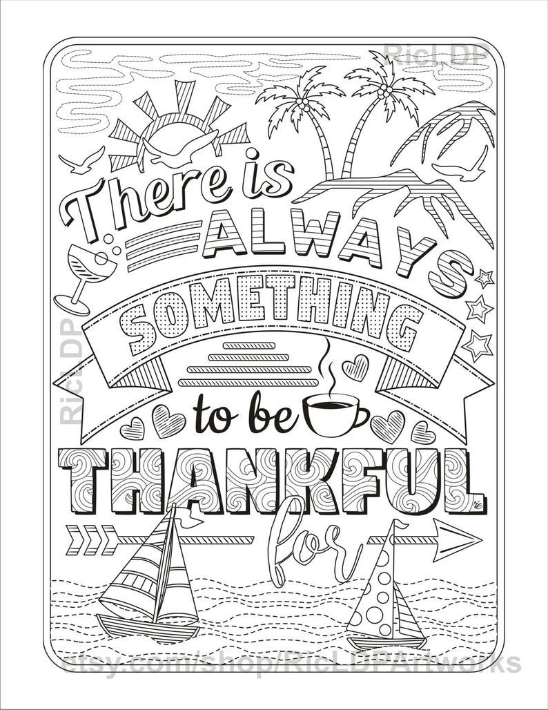 thanksgiving coloring pages | gratitude quotes | give thanks coloring page