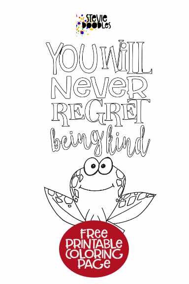 kindness coloring pages free printable | kindness coloring pages pdf free | kindness week coloring pages