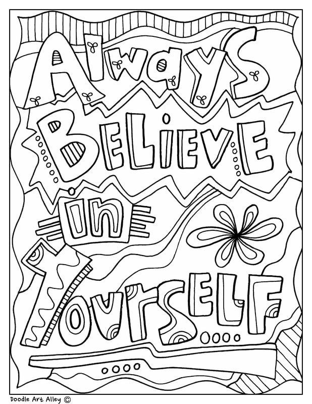 21 Printable Motivational Coloring Pages For Kids Happier Human