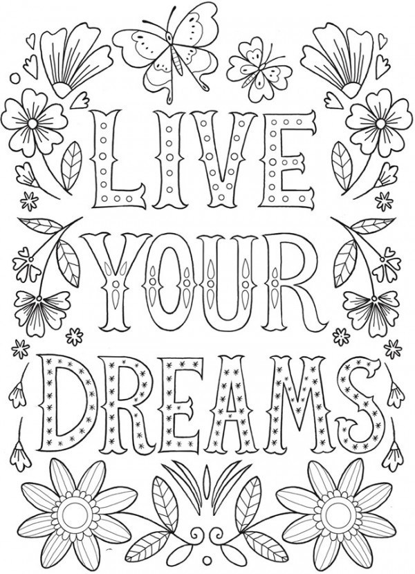 easy inspirational coloring pages | mindfulness quotes colouring sheets | motivational coloring pages pdf