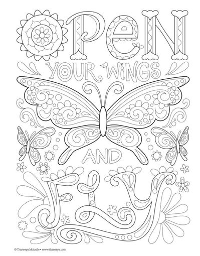 21 Printable Motivational Coloring Pages for Kids - Happier Human