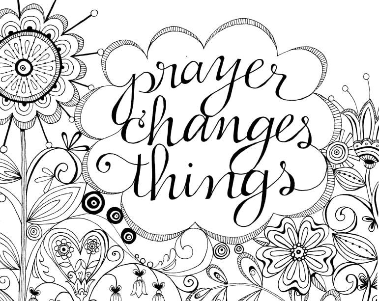 11 Praying For You Coloring Pages To Add To Your Spiritual Practice Happier Human