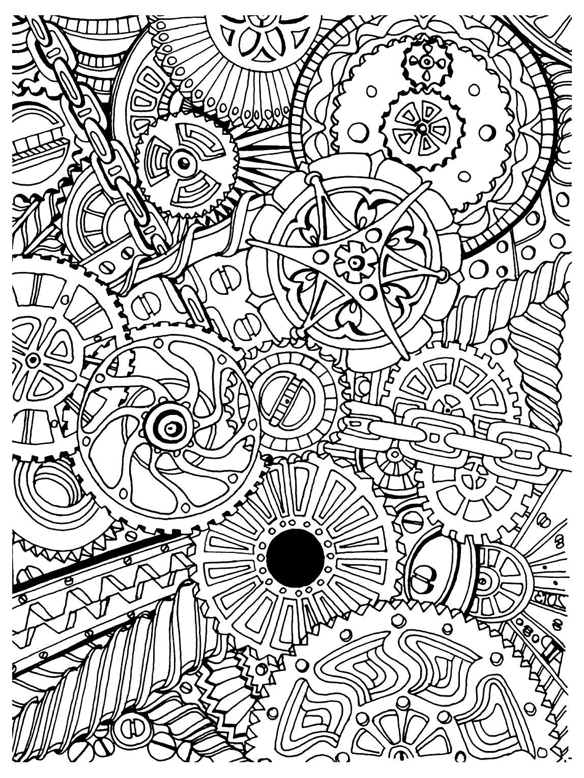 20 Printable Stress Relief Coloring Pages for Adults   Happier Human