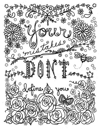 15 Printable Coloring Pages for Anxiety Reduction - Happier Human