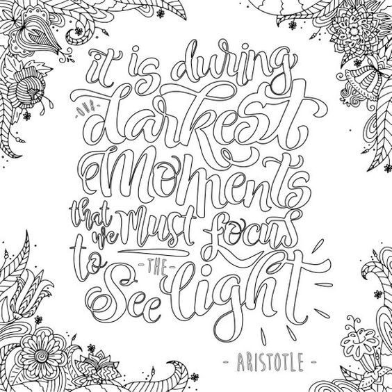 15 Printable Coloring Pages for Anxiety Reduction - Happier Human