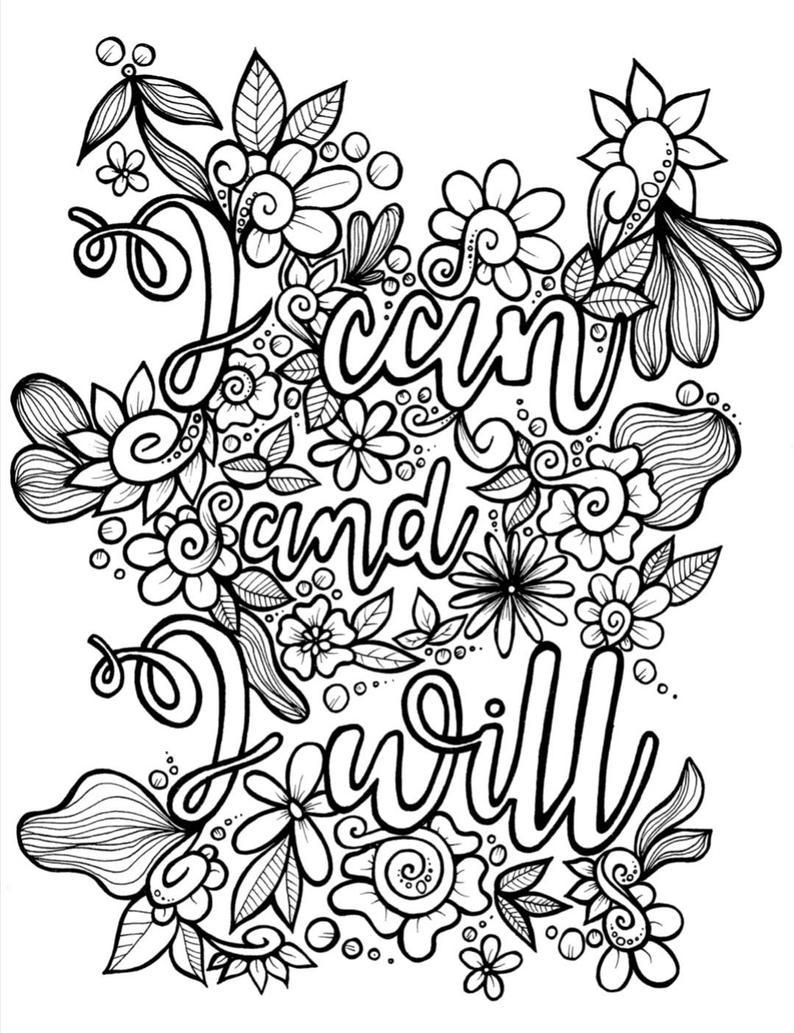 15 Printable Coloring Pages for Anxiety Reduction - Happier Human