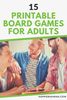 15 Printable Board Games for Adults in 2021 - Happier Human