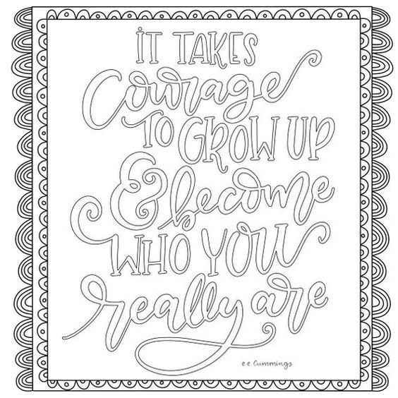 Courage is Your Greatest Tool | coloring pages christmas | coloring pages unicorn