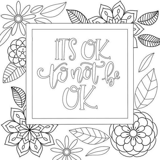 It is OK to Not Be OK | coloring pages pokemon | coloring pages easter