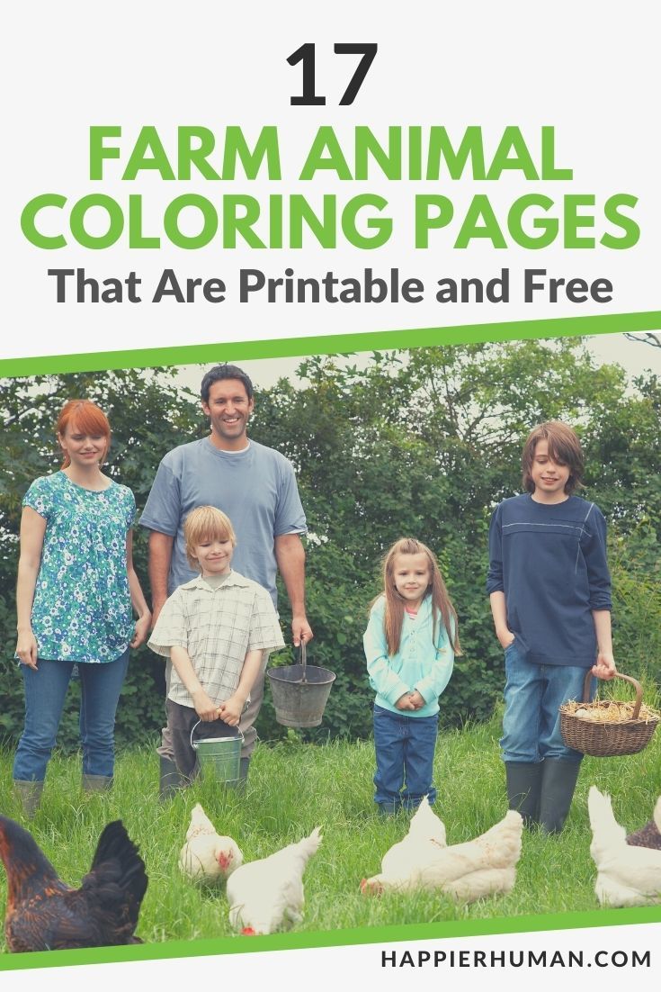 farm animal coloring pages | farm animal coloring pages pdf | printable farm animal coloring pages