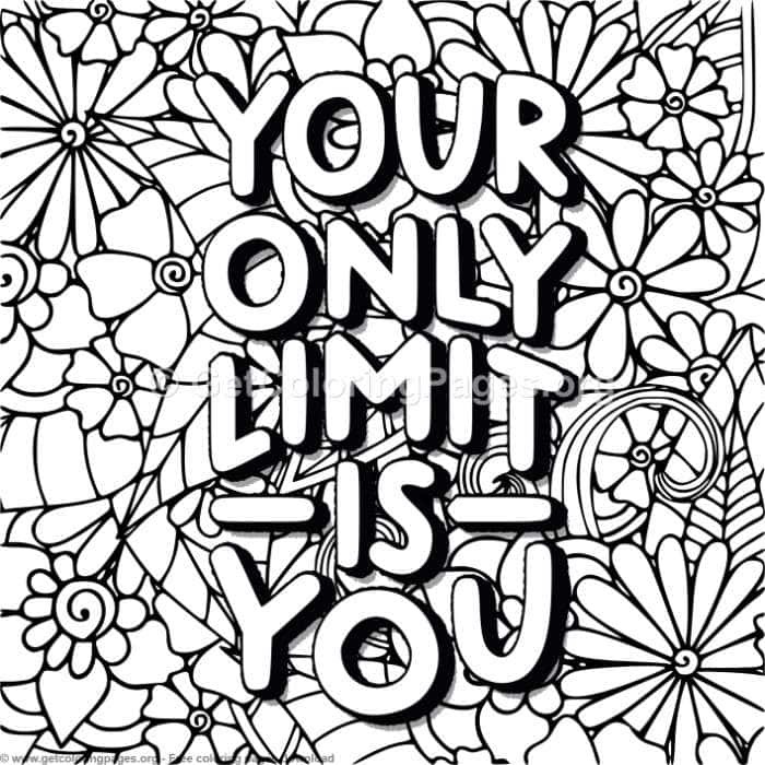Life is Limitless | coloring pages for adults | coloring pages disney