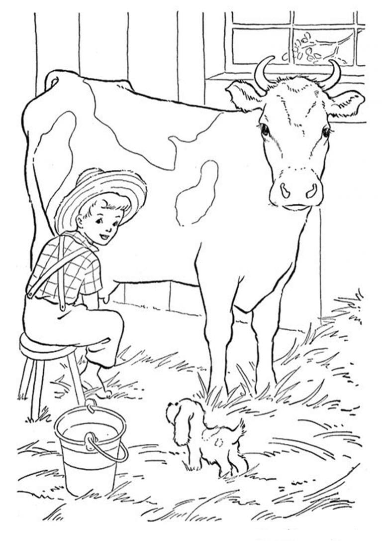 20 Farm Animal Coloring Pages That Are Printable and Free ...