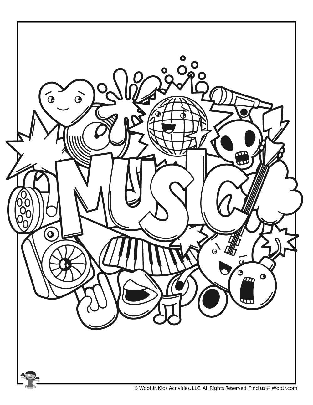 Free Teen Online Coloring Pages