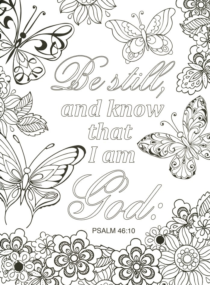 15 Printable Scripture Coloring Pages for Adults - Happier Human