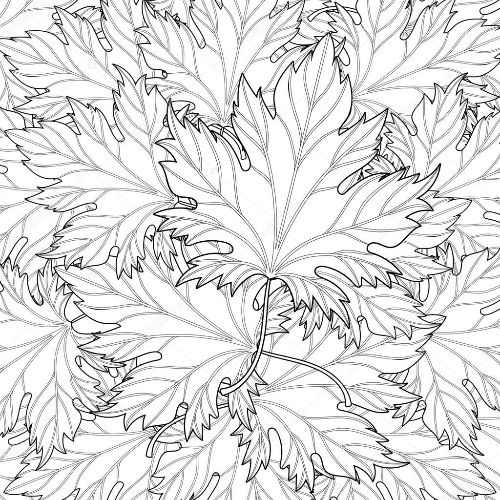 simple fall leaf coloring pages | fall leaf templates free download | fall leaves coloring pages