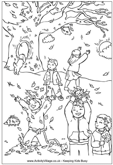 tree leaves coloring pages | free fall tree coloring pages | leaf coloring pages for adults