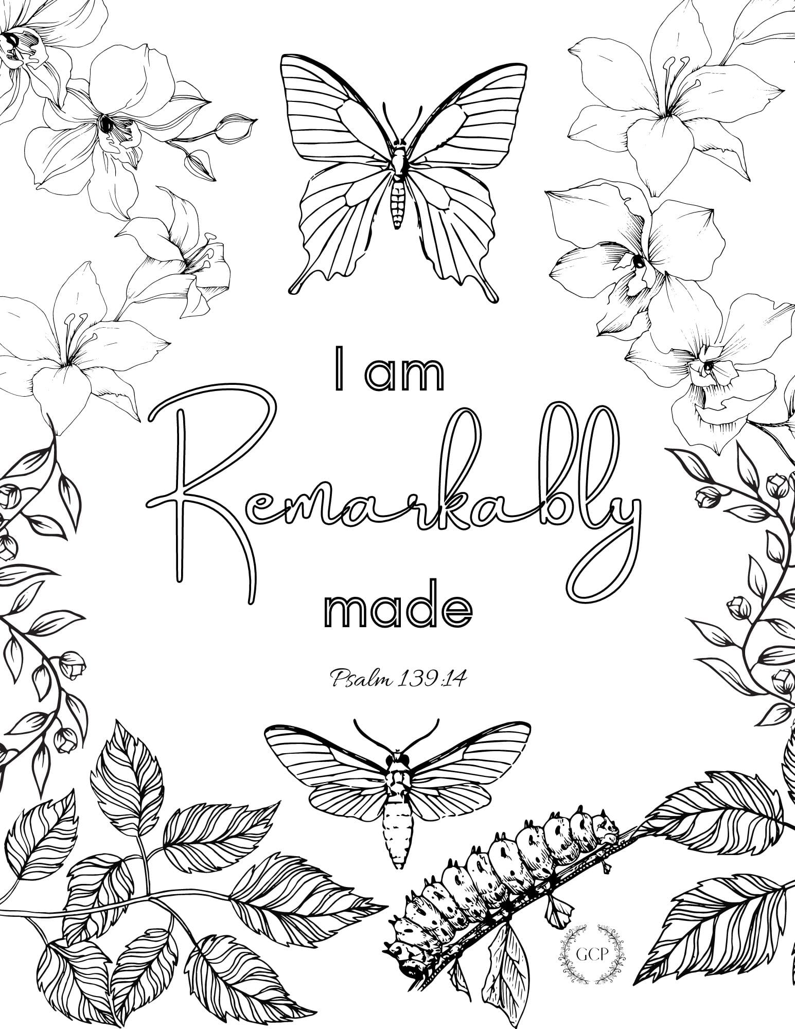 20 Printable Scripture Coloring Pages for Adults   Happier Human