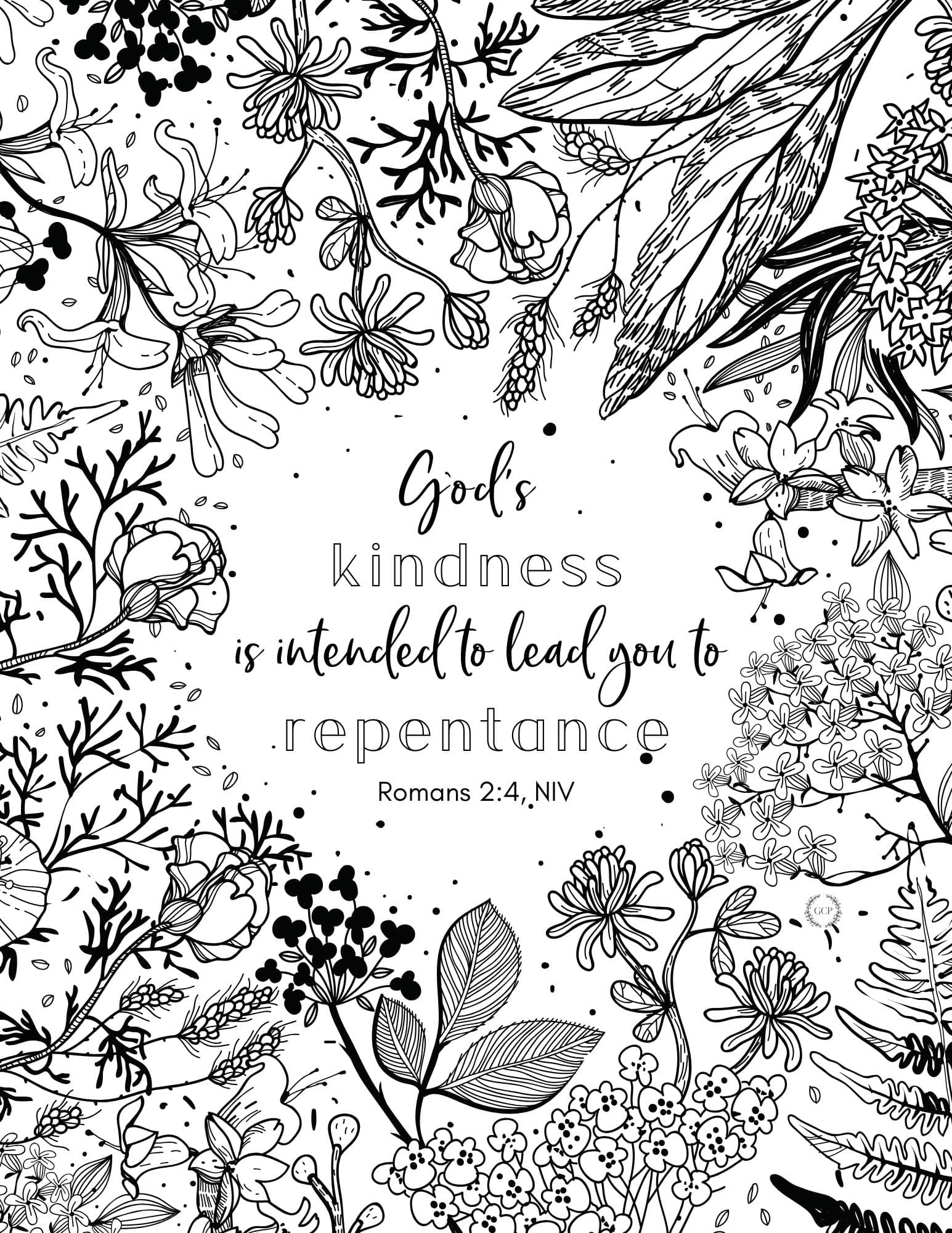 15 Printable Scripture Coloring Pages for Adults - Happier Human