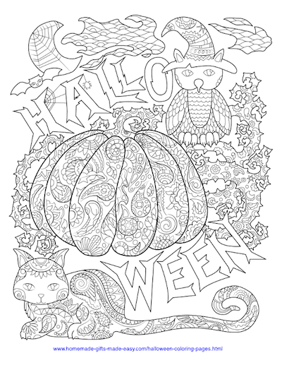 65 Free Halloween Coloring Pages For Adults In 2021 Happier Human