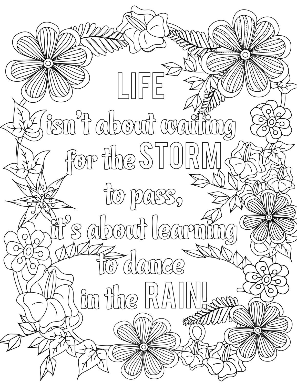 inspirational coloring pages for students | inspirational coloring pages easy | inspirational quotes coloring pages pdf