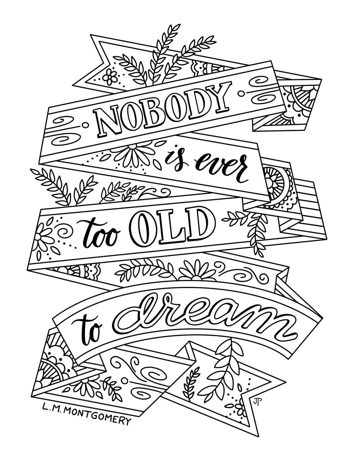 inspirational quotes coloring pages free printable | quotes coloring pages for adults to print | coloring pages quotes