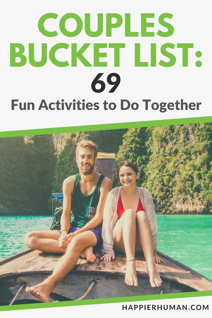 couples bucket list | romantic things couples do together | couple bucket list ideas