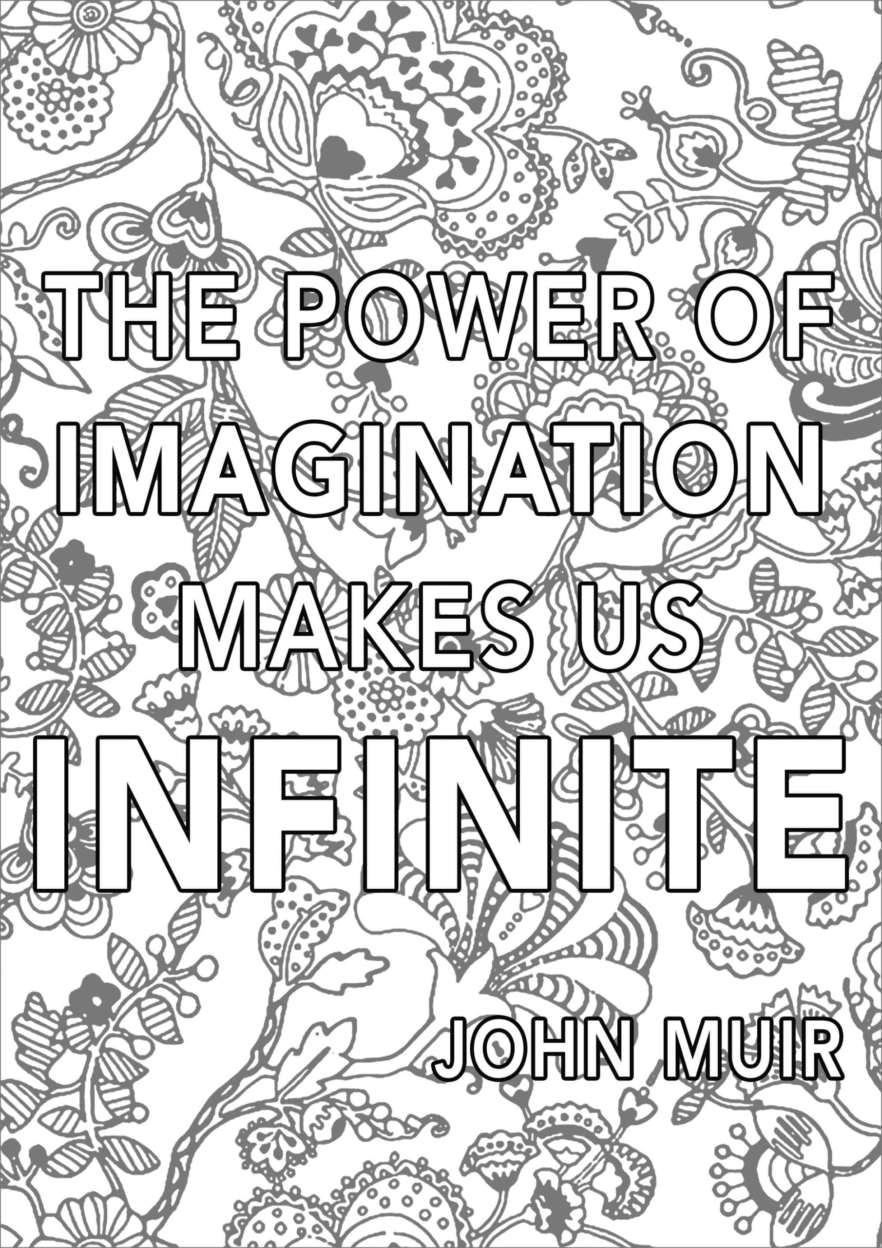 20 Free Inspirational Coloring Pages for Adults   Happier Human