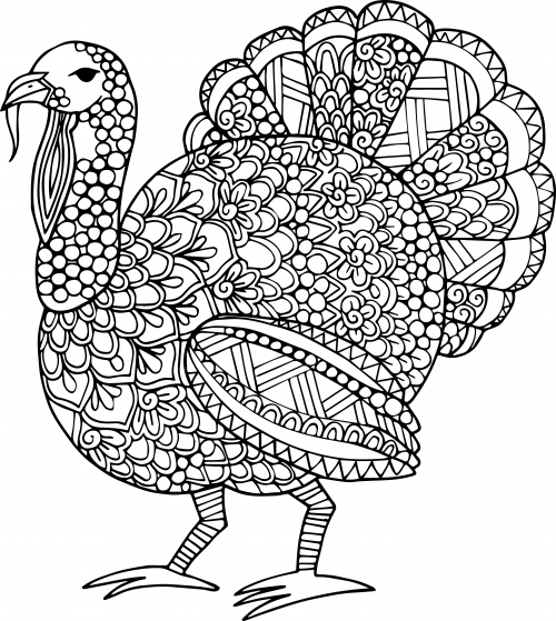 Another Turkey Mandala | Kids Press Magazine | thanksgiving mickey mouse coloring pages