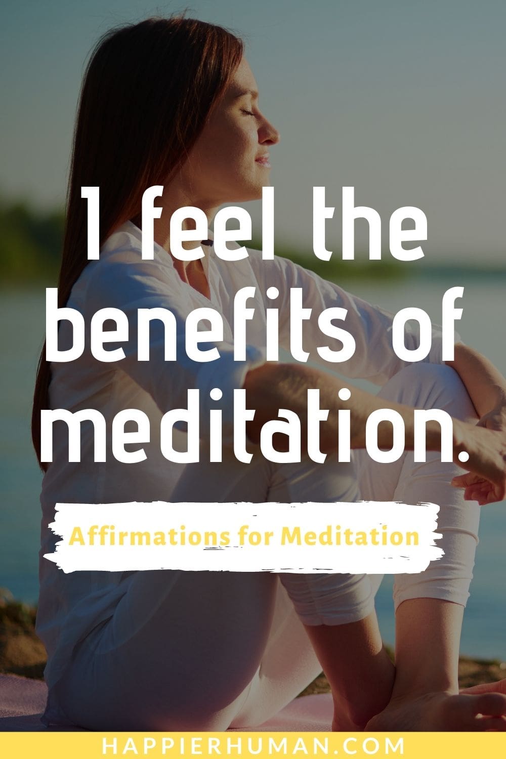 Affirmations for Meditation - I feel the benefits of meditation. | i am affirmations | short morning affirmations | 5 minute morning affirmations #morningaffirmations #positive #meditate