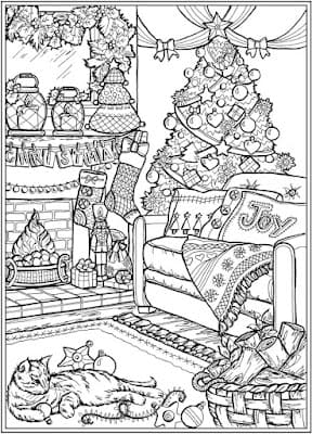 51 Free Christmas Coloring Pages for Adults in 2023 Happier Human