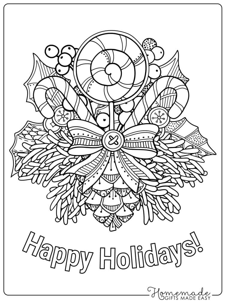Holiday Sweets | old-fashioned christmas coloring pages | paw patrol christmas coloring pages