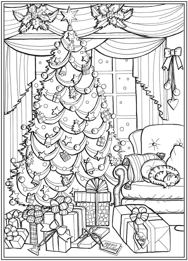 free winter coloring pages | fall leaves coloring pages for adults | cute winter coloring pages