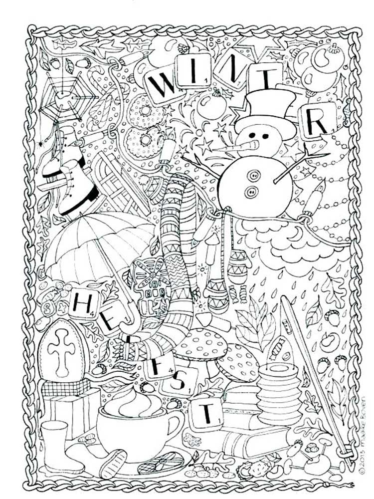 winter coloring pages disney | winter themed coloring pages for adults | free winter coloring pages for adults