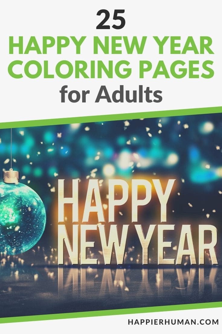 new years coloring pages | new years coloring pages for adults | happy new years coloring pages