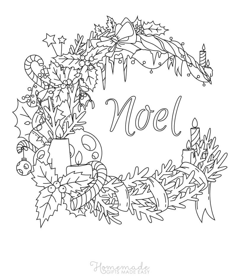 Noel | mickey mouse christmas coloring pages | christmas tree coloring pages